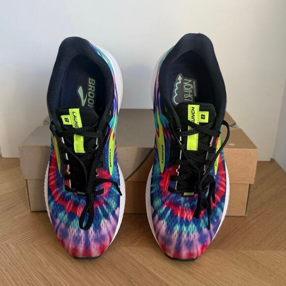 Brooks Launch 8 Rock N Roll Tie Dye Women Running Sneakers- SZ 9 - Picture 6 of 16